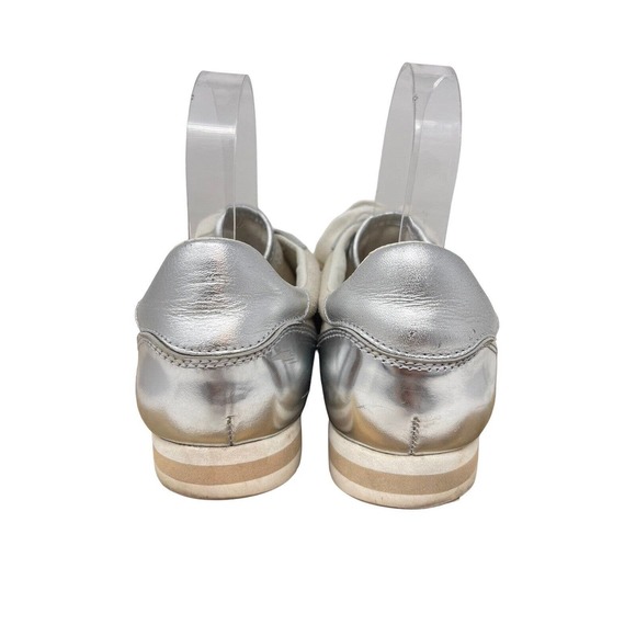 Coach IAN Sneakers~Blush/Silver~Suede "C" Detail~Size 8.5B - Picture 5 of 9